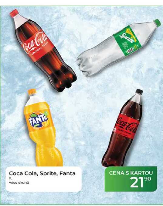 Coca Cola, Sprite, Fanta 1 L  