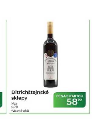 Ditrichštejnské sklepy MzV 0,751 