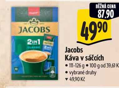 Jacobs Káva v sáčcích, 111-126 g 