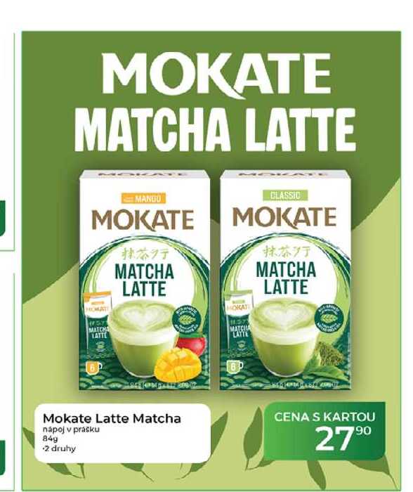 Mokate Latte Matcha nápoj v prášku 84g 