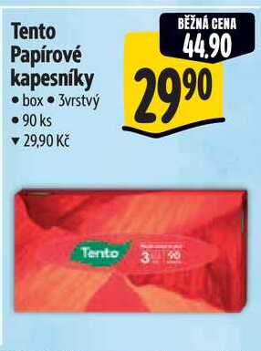 Tento Papírové kapesníky, 90 ks