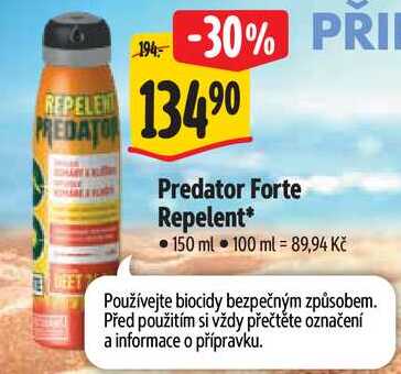 Predator Forte Repelent, 150 ml Albert