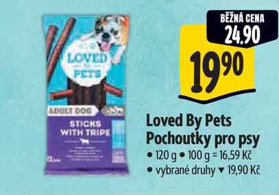 Loved By Pets Pochoutky pro psy, 120 g 
