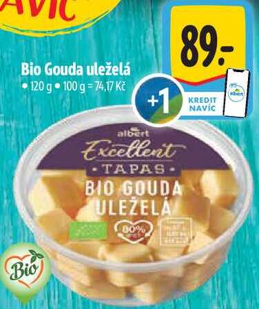 Bio Gouda uleželá, 120 g