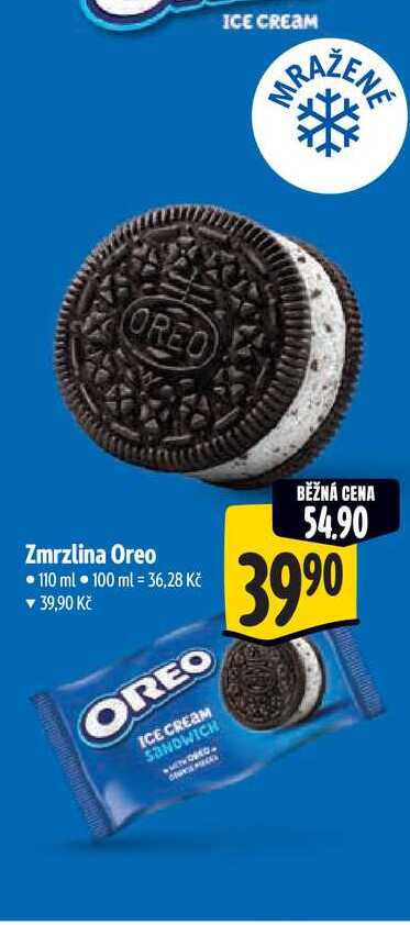 Zmrzlina Oreo, 110 ml 