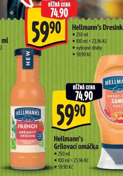 Hellmann's Dresink, 250 ml 