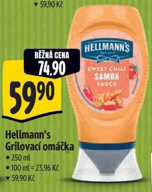 Hellmann's Grilovací omáčka, 250 ml