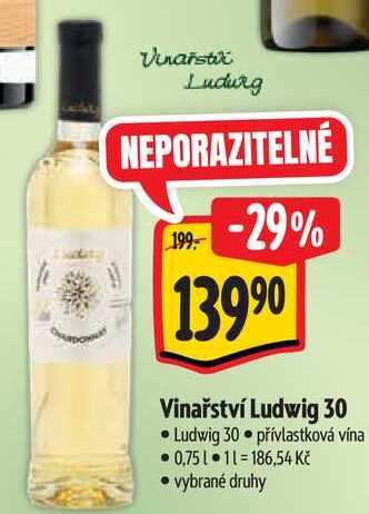 Vinařství Ludwig 30, 0,751