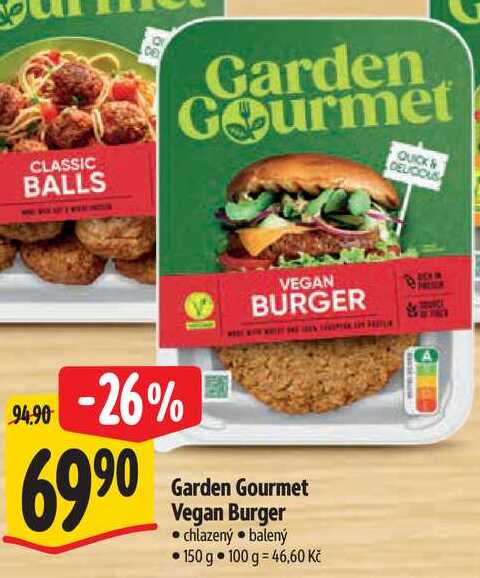 Garden Gourmet Vegan Burger, 150 g