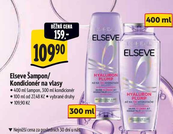 Elseve Kondicionér na vlasy, 300 ml
