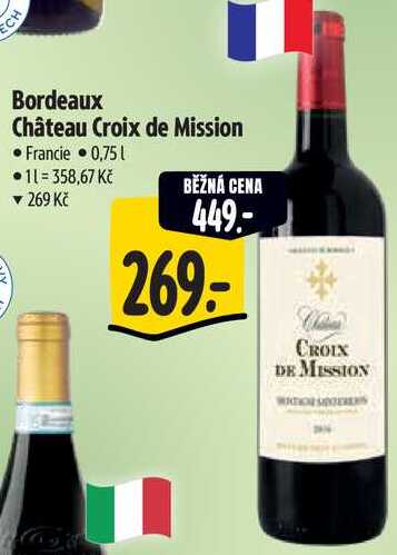 Bordeaux Château Croix de Mission, 0,75 l