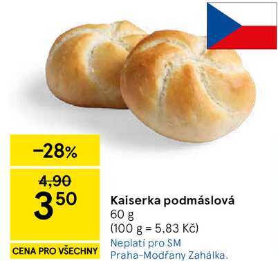 Kaiserka podmáslová, 60 g 