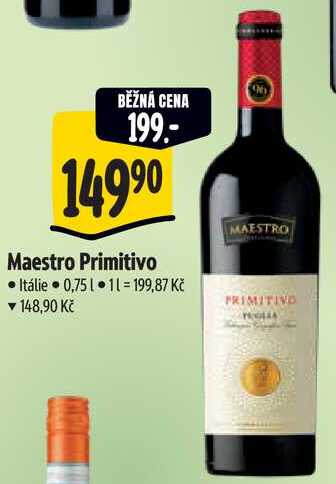 Maestro Primitivo, 0,75 l