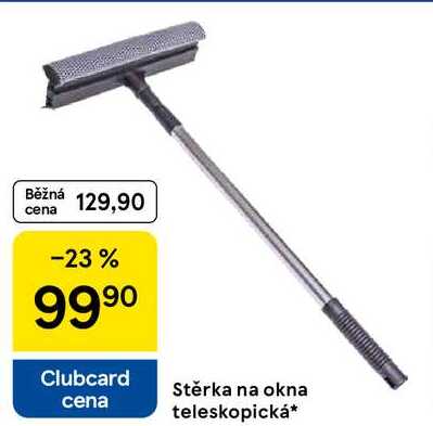 Stěrka na okna teleskopická