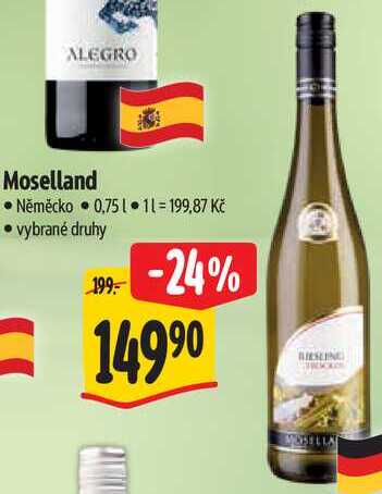 Moselland, 0,75 l