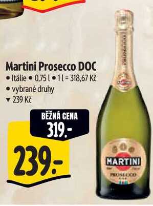 Martini Prosecco DOC, 0,75 l