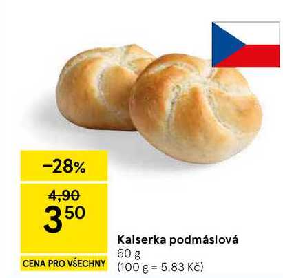 Kaiserka podmáslová, 60 g