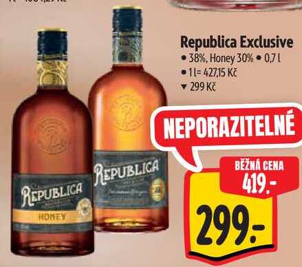 Republica Exclusive, 0,7 l