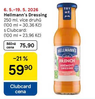 Hellmann's Dressing, 250 ml, více druhů