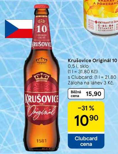 Krušovice Originál 10, 0,5 l