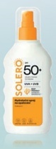 SOLERO Hydratační sprej na opalování SPF50+ 200 ml
