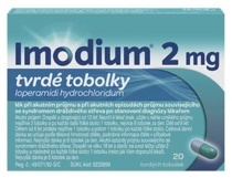 IMODIUM 2 mg tvrdé tobolky
