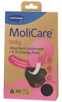 MoliCare lady absorpční prádlo s vložkou + 5 Pads BENU