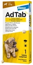 AdTab 56 mg žvýkací tablety pro psy 1,3–2,5 kg