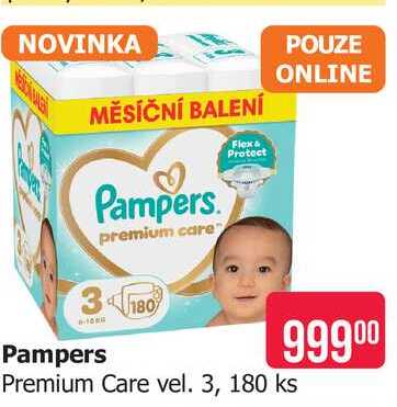 Pampers Premium Care vel. 3, 180 ks Teta drogerie
