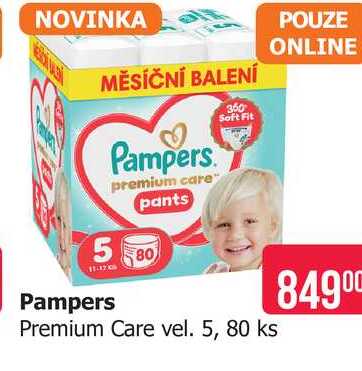 Pampers Premium Care vel. 5, 80 ks Teta drogerie