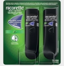 Nicorette® Spray 1 mg/dávka orální sprej, roztok 2 x 13,2 ml