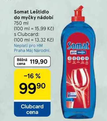 Somat Leštidlo do myčky nádobí, 750 ml  