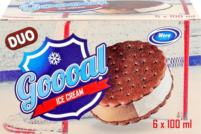 Goooal Zmrzlina v kakaové sušence