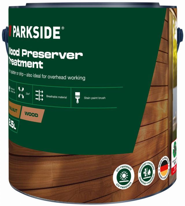 PARKSIDE Ochranný gel na dřevo ořech