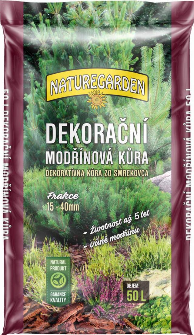 Dekorační modřínová kůra tříděná 50 l