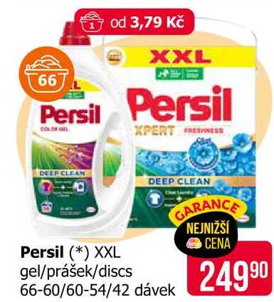 Persil XXL gel/prášek/discs 66-60/60-54/42 dávek
