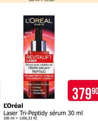 L'Oréal Laser Tri-Peptidy sérum 30 ml Teta drogerie