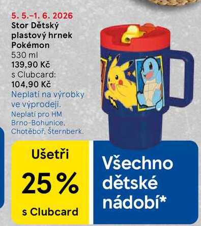 Stor Dětský plastový hrnek Pokémon, 530 ml 