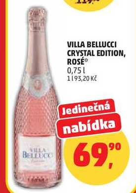 VILLA BELLUCCI CRYSTAL EDITION, ROSÉ, 0,75 l 