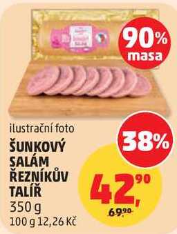 ŠUNKOVÝ SALÁM ŘEZNÍKŮV TALÍŘ, 350 g