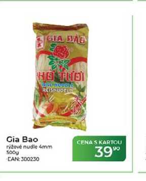 Gia Bao rýžové nudle 4mm 500g 