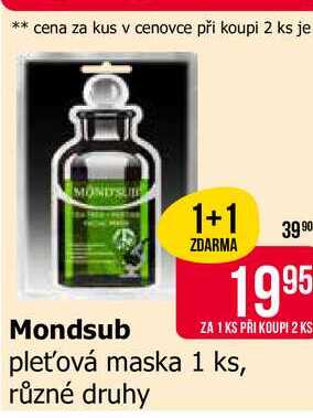 Mondsub pleťová maska 1 ks, různé druhy Teta drogerie