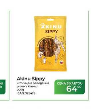 Akinu Sippy krmivo pro Senegalské proso v klasech 200 g