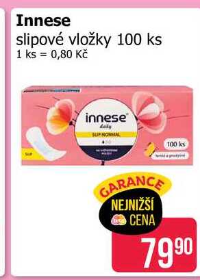 Innese slipové vložky 100 ks Teta drogerie