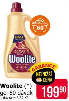 Woolite prací prostředek 60 dávek, vybrané druhy Teta drogerie