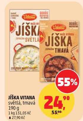 Vitana Jíška, 190g, vybrané druhy