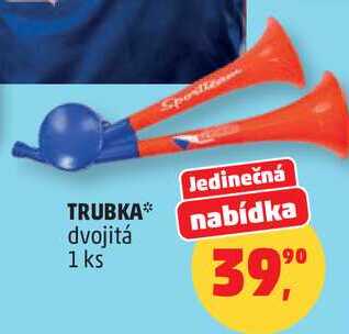 TRUBKA dvojitá, 1 ks 