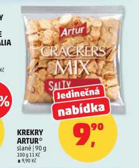 KREKRY ARTUR, slané 90 g 