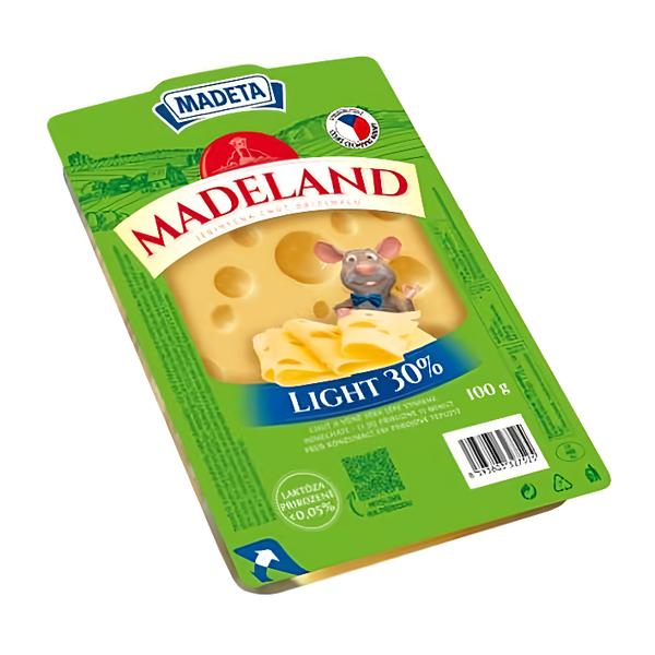 Madeta Madeland Light 30% sýr holandského typu
