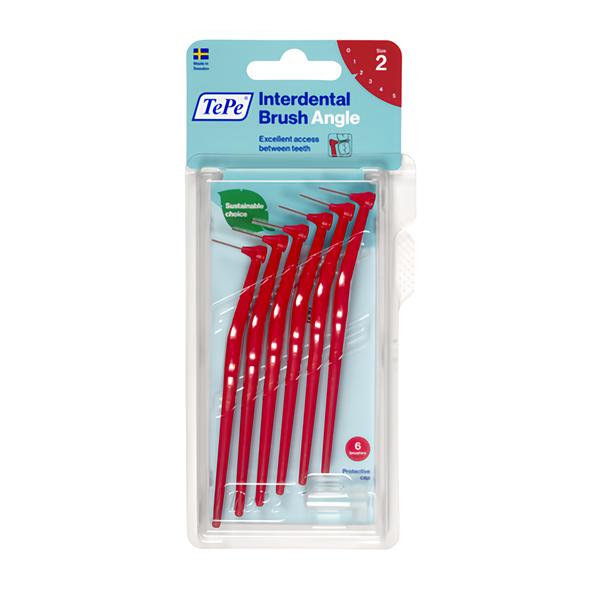 TePe Angle Mezizubní kartáčky 0.5 mm červené Košík.cz